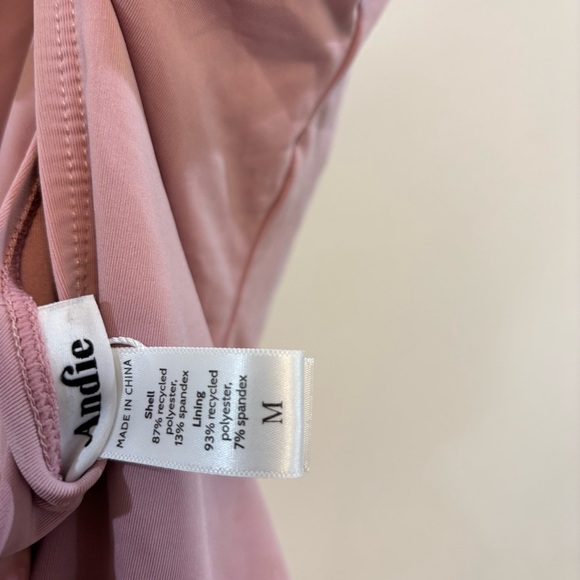 Andie Swim x Claire Holt The Straddie One Piece Swimsuit Pink - Picture 7 of 8